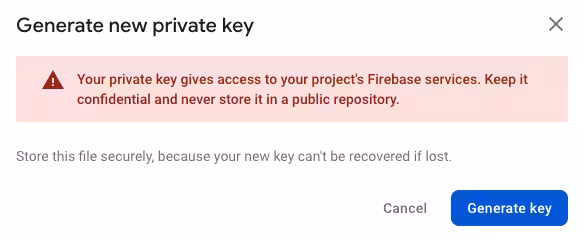 Generate private key