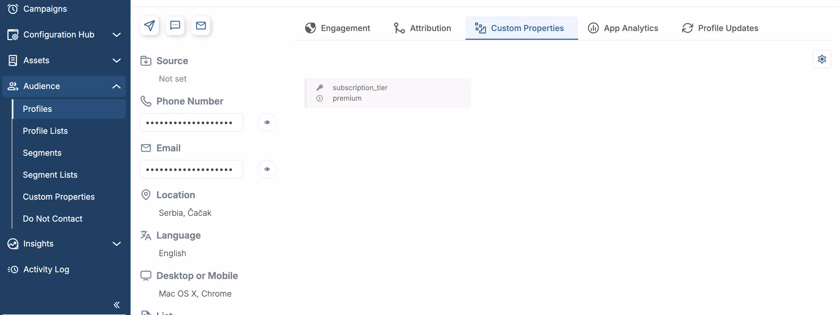 Custom property targeting conditions overview