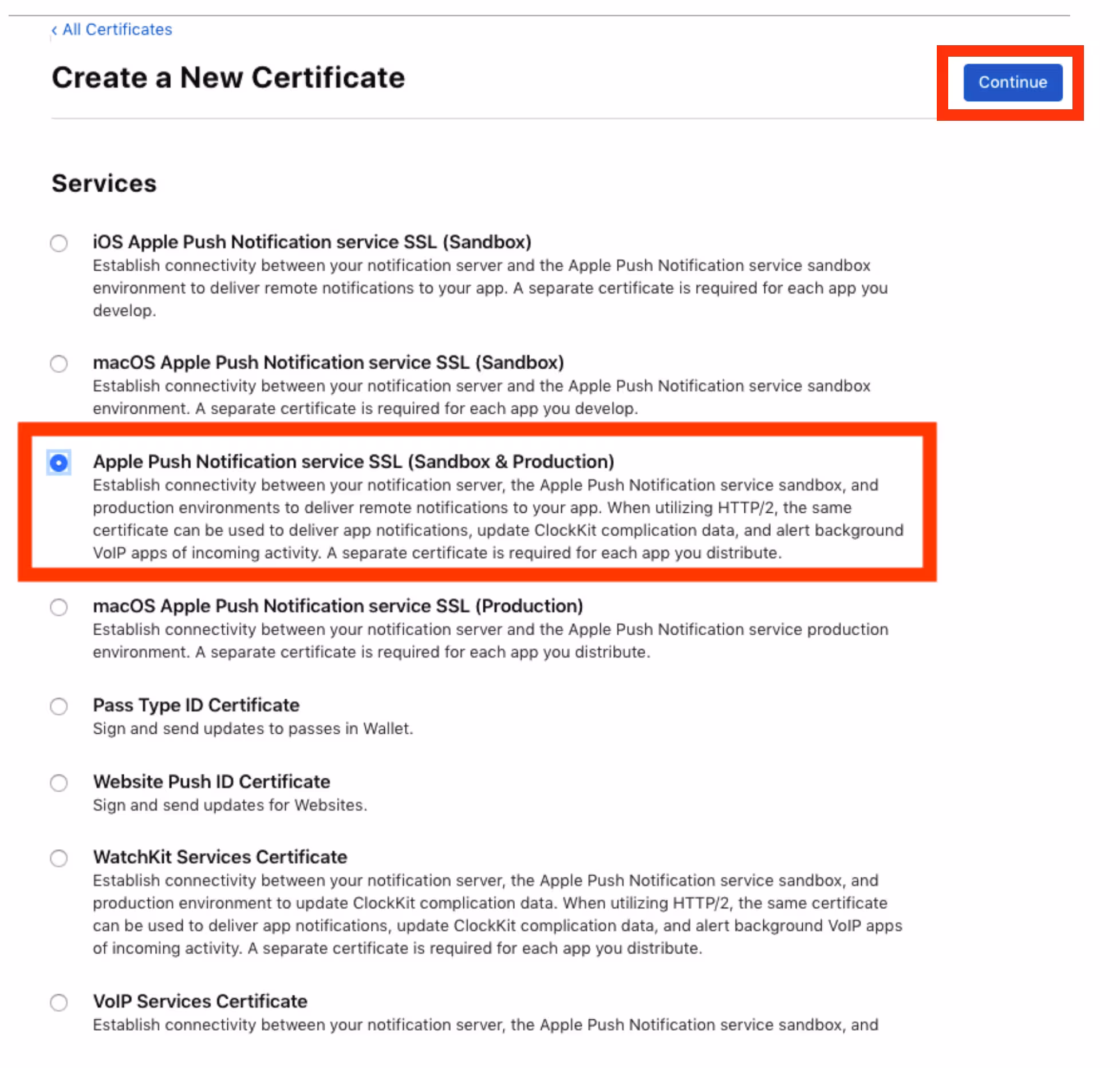 Create Certificate